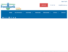Tablet Screenshot of hrfoodbank.org